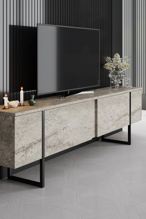 Hanah Home Luxe - Travertine, Black